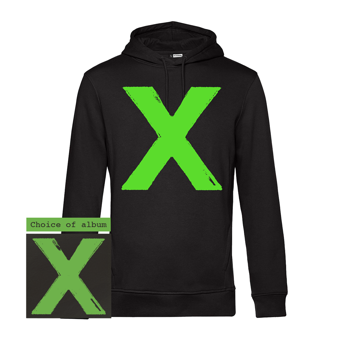 x 10th Anniversary Edition Hoodie Album Bundle Ed Sheeran